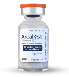 Arcalyst injection bottle
