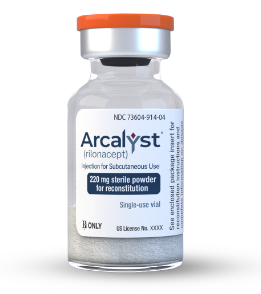 Arcalyst injection bottle
