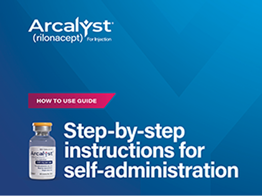 Step-by-step instructions for self-administration brochure.