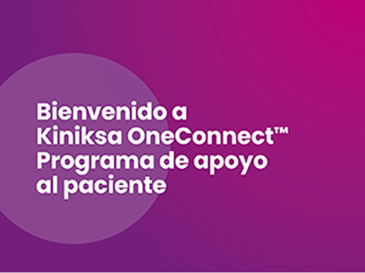 Folleto de soporte al paciente de Kiniksa OneConnect®.
