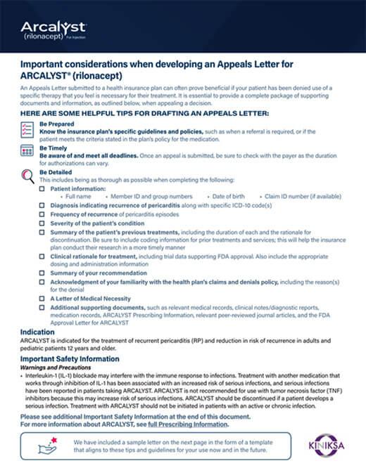 Appeal Letter